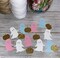 Boy Girl Ghost Boo-y Ghoul Halloween confetti - Fall Baby Shower Gender Reveal Decorations product 1